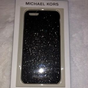 Michael Kors iPhone 6 Plus black glitter case